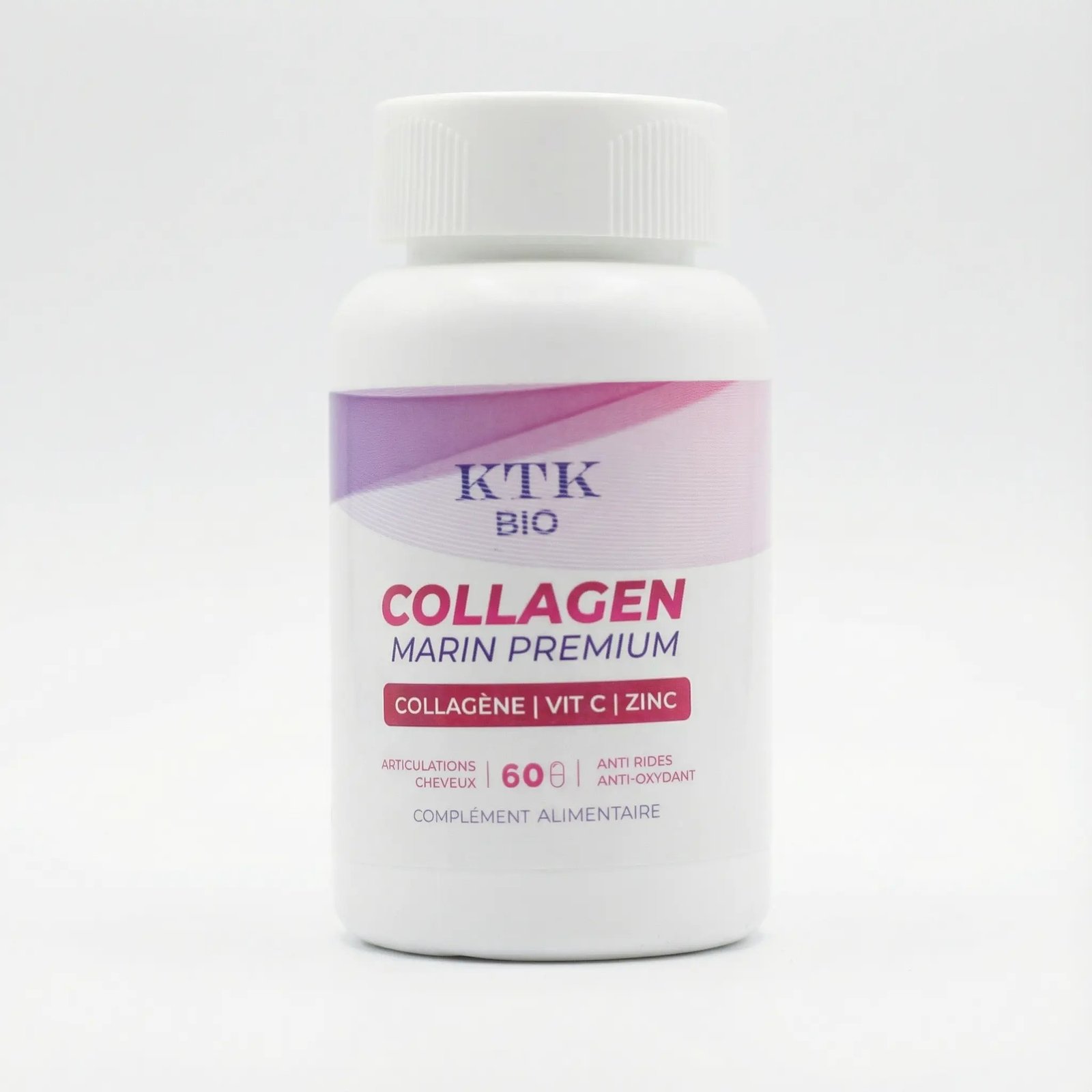 Collagène marin hydrolysé enrichi en VIT C+ZINC